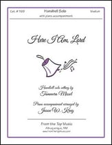 Here I Am, Lord Handbell sheet music cover